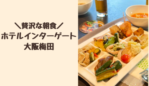 【宿泊記ブログ】ホテルインターゲート大阪梅田は朝食から大阪名物が食べられて大浴場まである超おすすめホテル