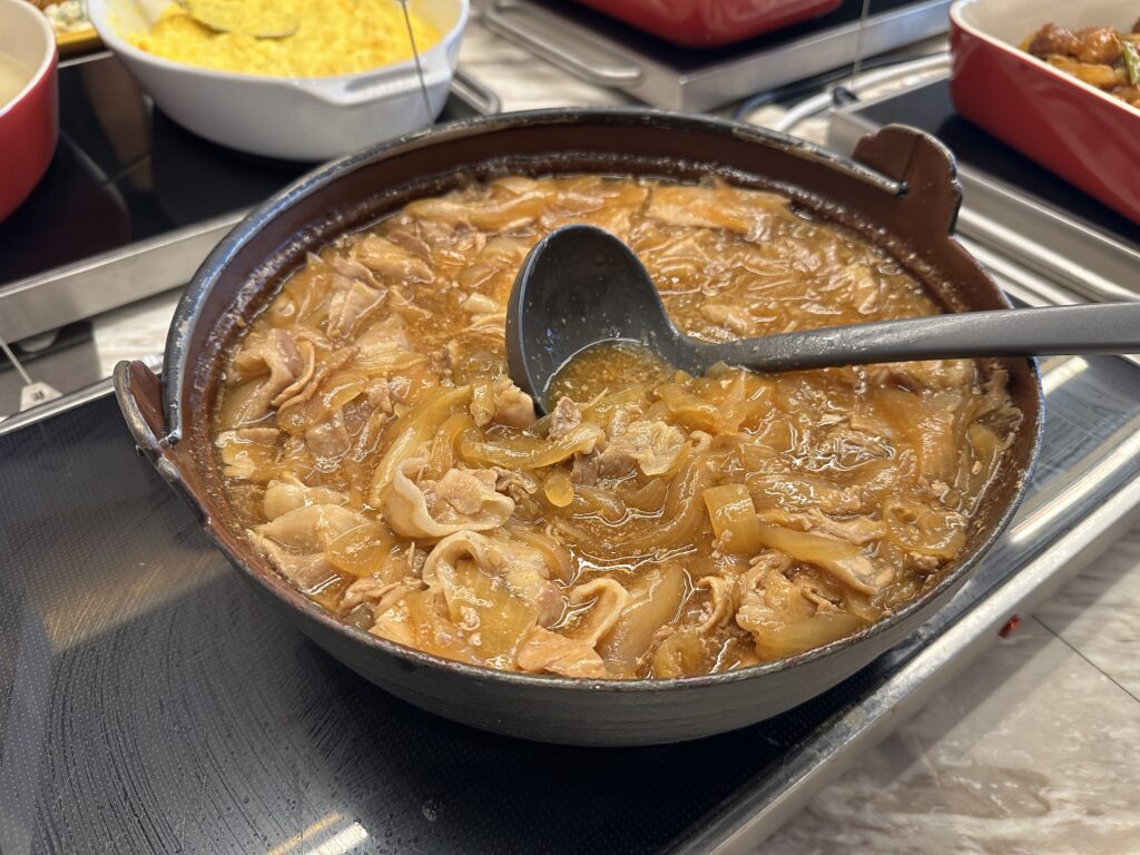 シンギュラリホテルの朝食